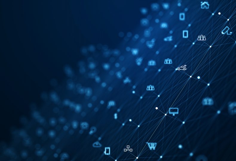 Global network concept. IoT(Internet of Things).