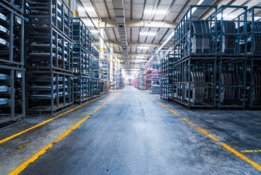 modern automated assembly line for cars