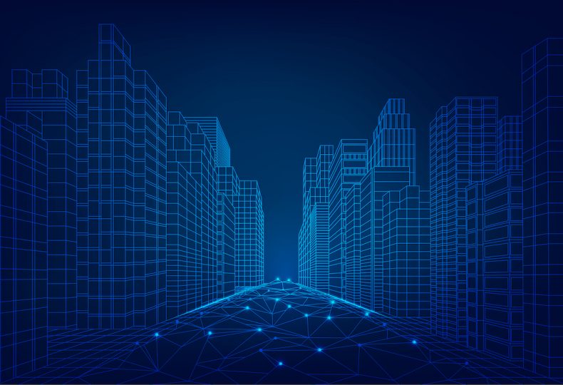 futuristic city