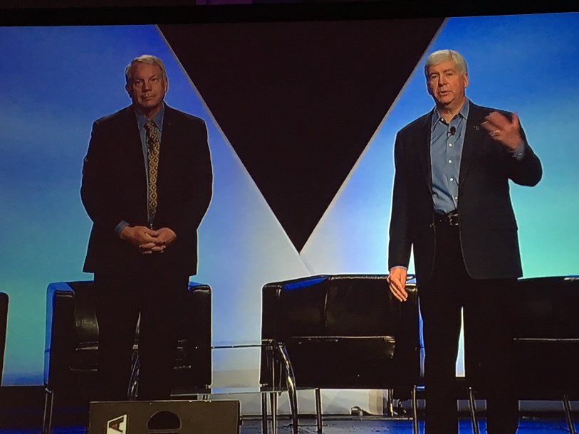 Governor Snyder and David Deries