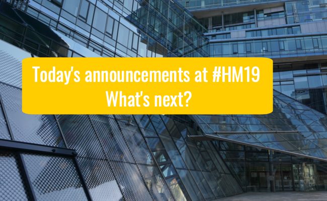 First day at Hannover Messe 2019