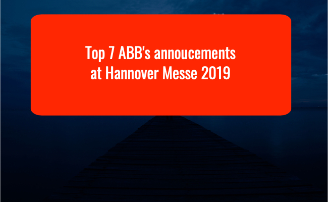 ABB at Hannover Messe 2019