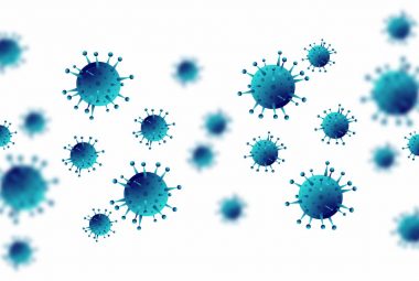 Virus infection or bacteria flu background