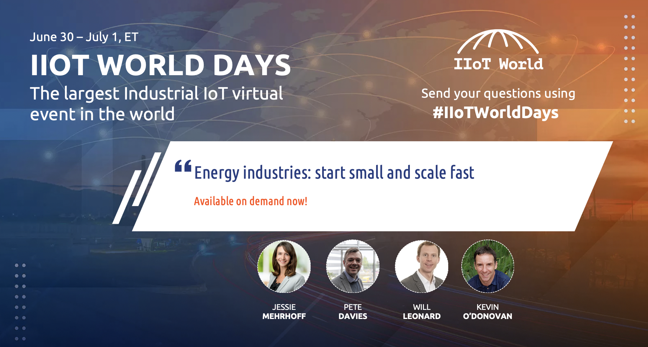 energy track on demand iiot world days
