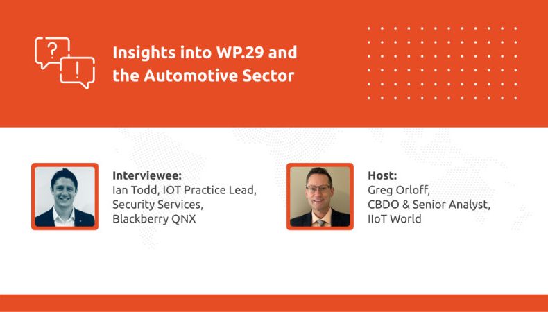 Insights into WP.29 and the Automotive Sector