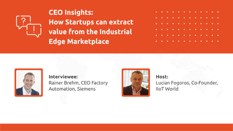 How Startups can extract value from the Industrial Edge Marketplace