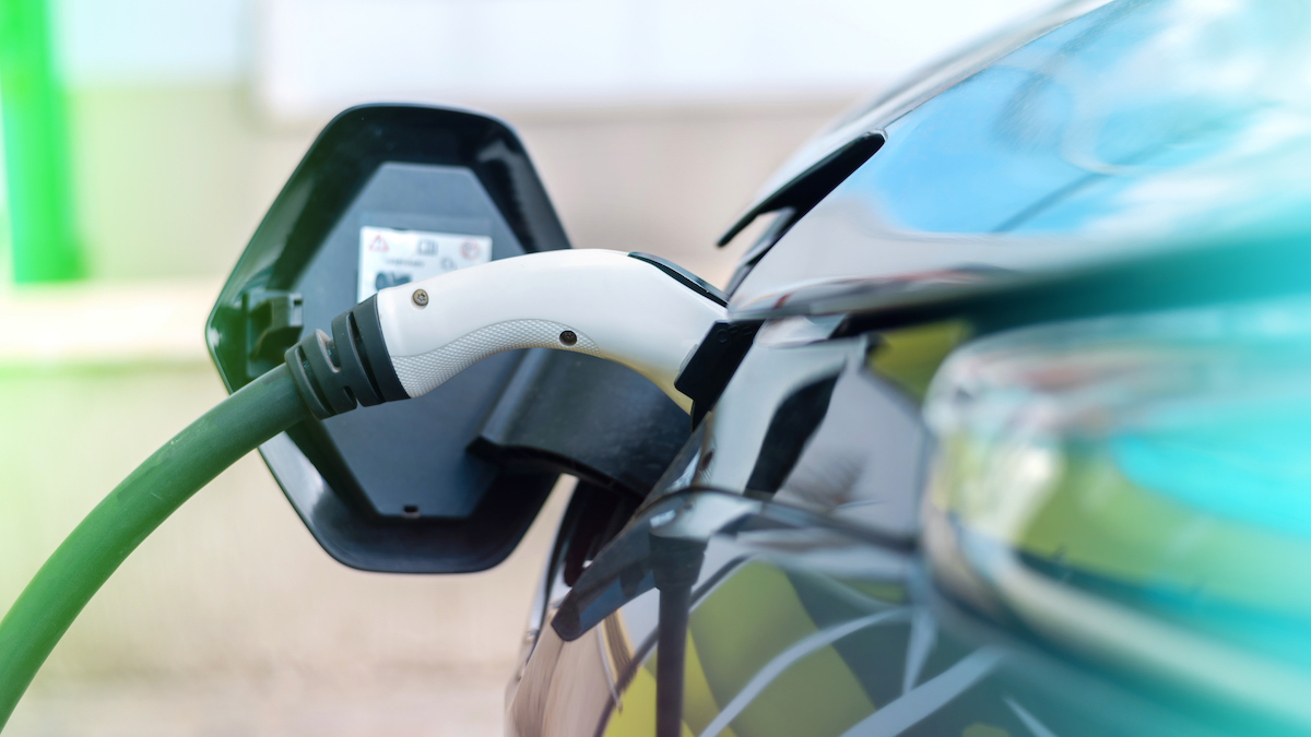 Charging electric car