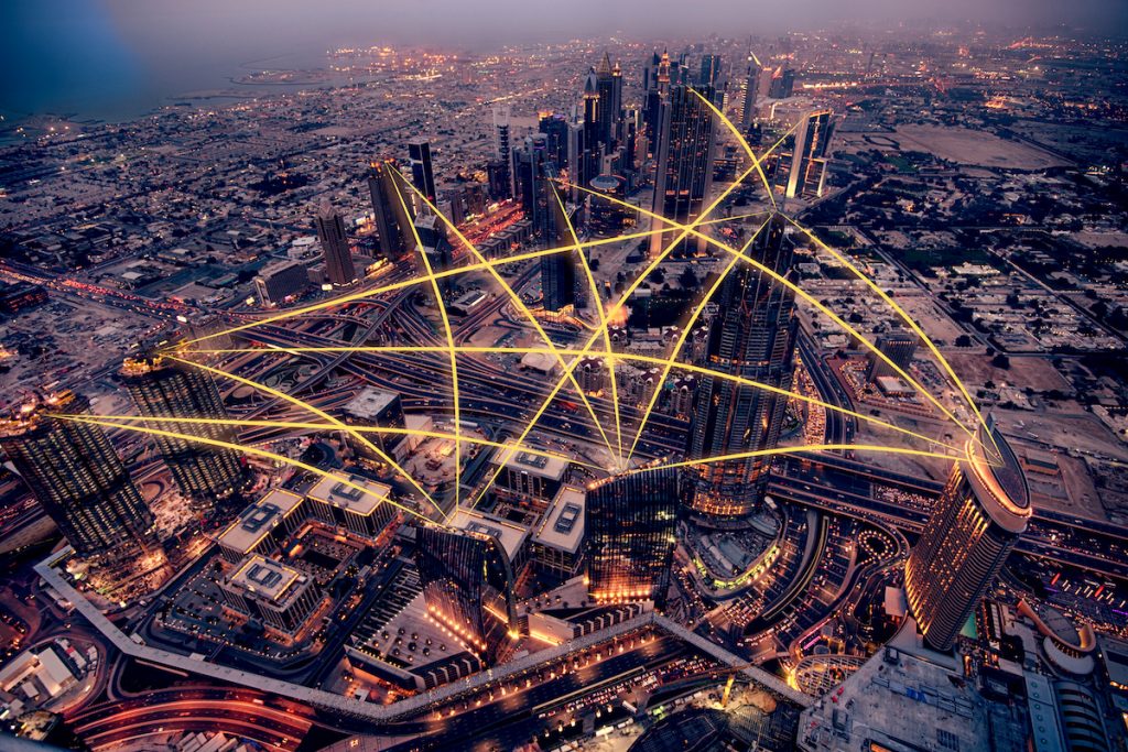 The 25 most connected cities in the USA