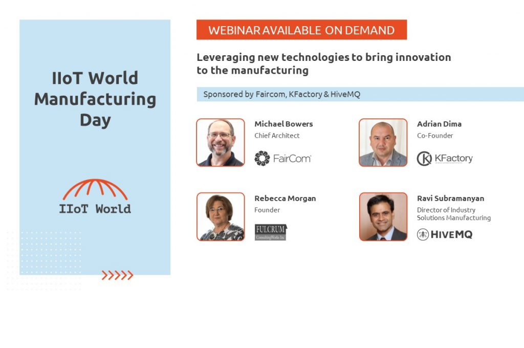 Leveraging new technologies to bring innovation to the manufacturing