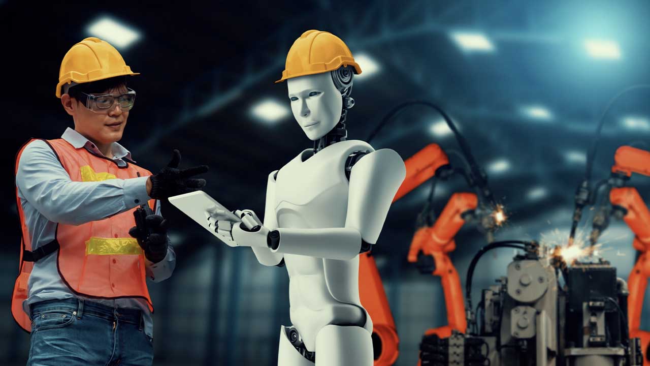 prescriptive ai manufacturing factory workers predictive maintenance